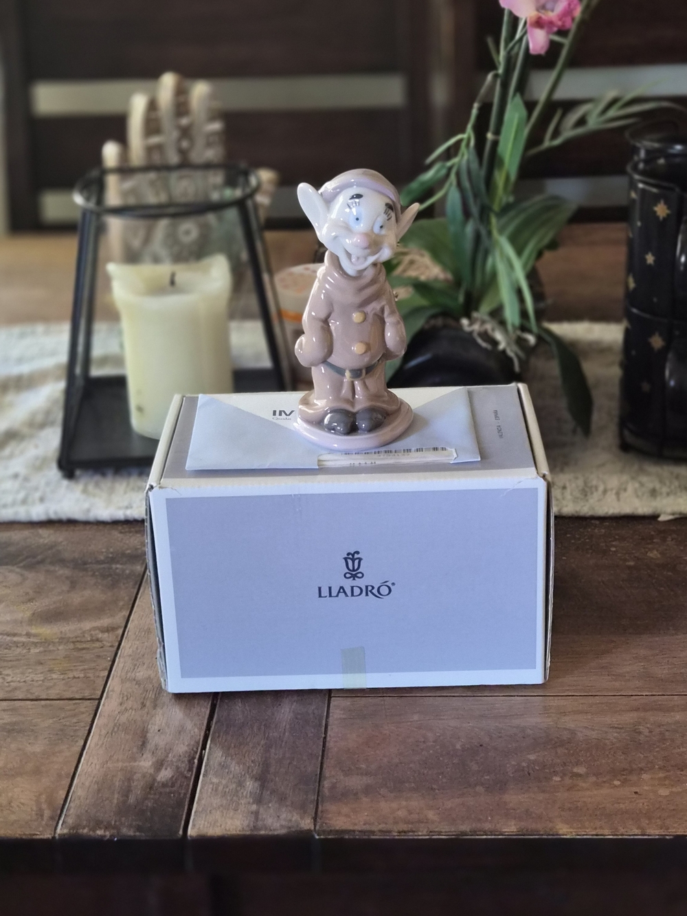 Lladro Dopey Snow White Dwarf Figurine #7534